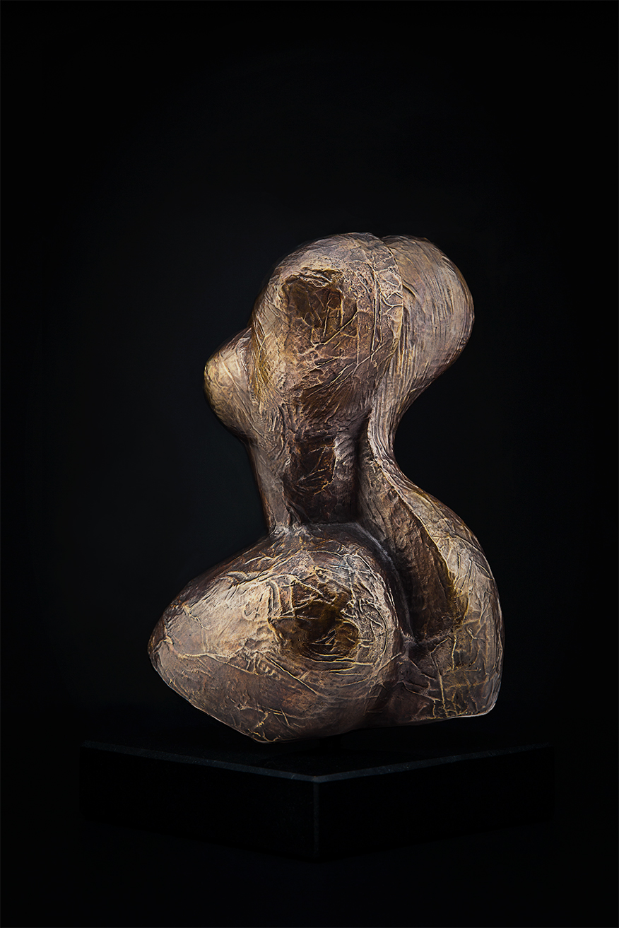 Skulptur "Torso", Bronze - limitierte Edition! Juri Platon