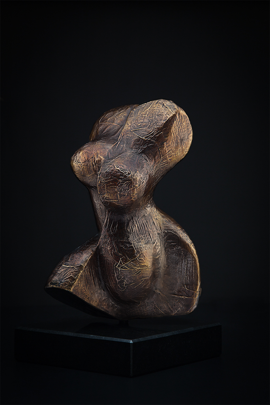 Skulptur "Torso", Bronze - limitierte Edition! Juri Platon