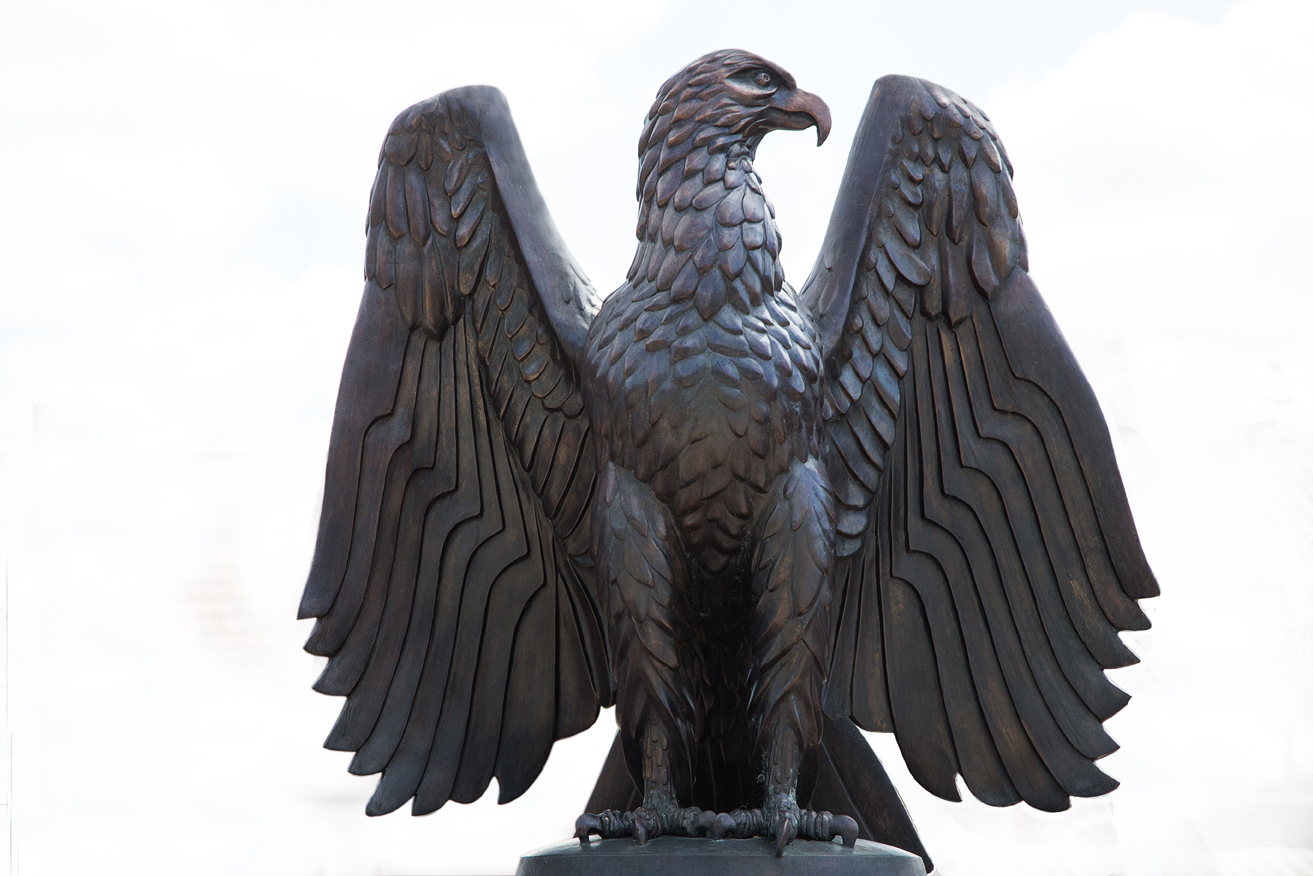 Tierplastik "Adler", Bronze - Juri Platon